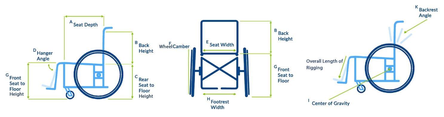 Measuring Guide for Wheelchair